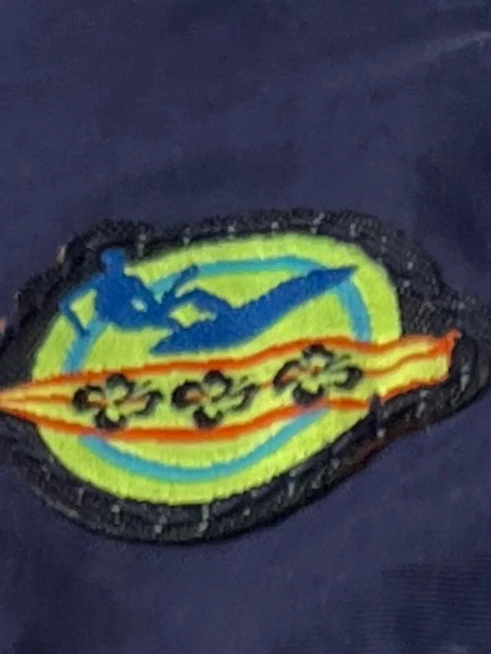 Gymboree Blue Hawaii Sun Protection Hat Hawaiian Surf 6 - 18 Mo VTG